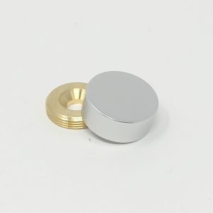 Aluminum Screw Cover Caps (Silver) – ∅ 18,5mm (3/4”)