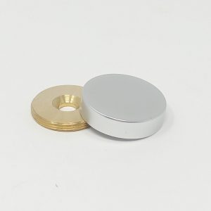Aluminum Screw Cover Caps (Silver) – ∅ 24,5mm (1”)