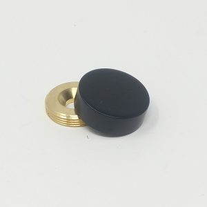 Aluminum Screw Cover Caps (Black) – ∅ 18,5mm (3/4”)