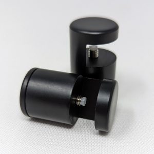 Attache latérale noire - Panneau jusqu'au 8mm (5/16'')
