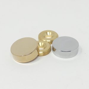 Brass Plated Screw Cover Caps – ∅ 19mm (3/4”)