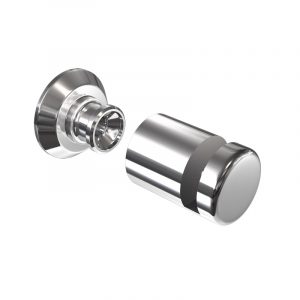 Attache latérale (avec platine) - Panneau jusqu'à 4 mm (5/32")