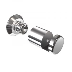 Attache latérale (avec platine) - Panneau jusqu'à 8 mm (5/16")