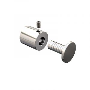 Attaches Inox Poli Inviolable – ∅ 19mm (3/4″) / L. 19mm (3/4″)