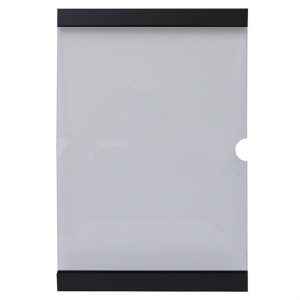 Porte-affiche - 8,5 x 11" avec bandes noires