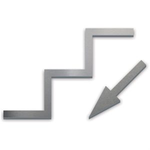 Pictogramme Escalier 9,75’’ x 6" H