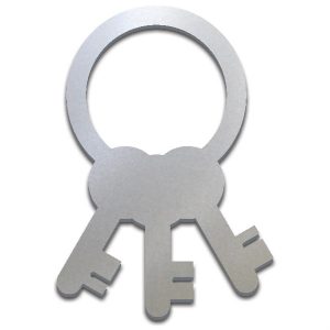 Pictogramme Conciergerie clefs 4’’ x 6" H