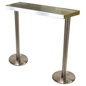 Table en acier Inox 40'' x 12'' x 38'' H